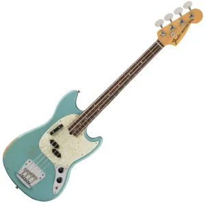 Fender JMJ Mustang Bass RW Faded Daphne Blue #50736