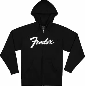 Fender Hoodie Transition Logo Zip Front Hoodie Black S