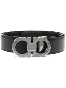 FERRAGAMO - Gancini Leather Reversible Belt #1337831