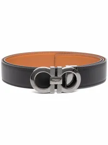 FERRAGAMO - Gancini Leather Reversible Belt #1356258