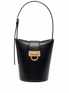 FERRAGAMO - Trifolio Leather Shoulder Bag #1322667
