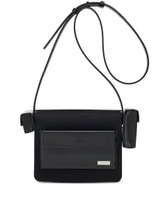 FERRAGAMO - Multipocket Leather Crossbody Bag