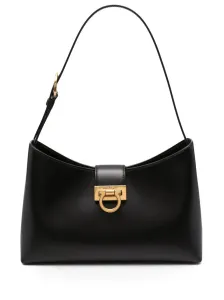 FERRAGAMO - Trifolio Leather Shoulder Bag #1322685