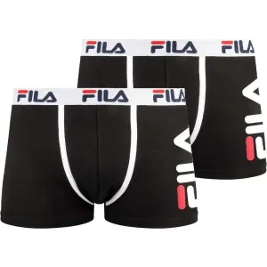 Fila BOXER 2-PACK M Boxershorts, schwarz, größe