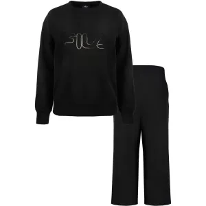 Fila IN COTTON BRUSHED FLEECE Damen Pyjama, schwarz, größe #1444958