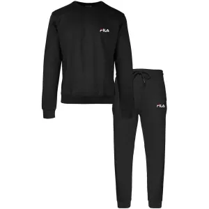 Fila IN COTTON BRUSHED FLEECE Herren Pyjama, schwarz, größe #1480162