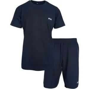 Fila SET SHORT SLEEVES T-SHIRT AND SHORT PANTS IN JERSEY Pyjama für Herren, dunkelblau, größe #1639118