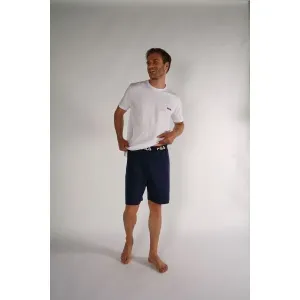 Fila SET SHORT SLEEVES T-SHIRT AND SHORT PANTS IN JERSEY Pyjama für Herren, weiß, größe #1636652