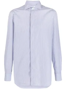 FINAMORE 1925 NAPOLI - Regular Fit Striped Cotton Shirt #1058525