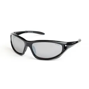Finmark FNKX1801 Sportliche Sonnenbrille, schwarz, größe
