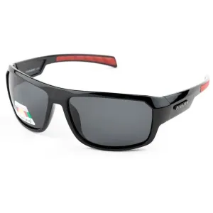 Finmark F2305 Sonnenbrille mit polarisierenden Gläsern, schwarz, größe