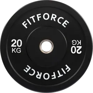 Fitforce PLRO 20 KG x 50 MM Gewichtsscheibe, schwarz, größe