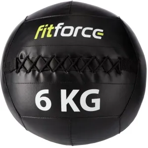 Fitforce WALL BALL 6 KG Medizinball, schwarz, größe