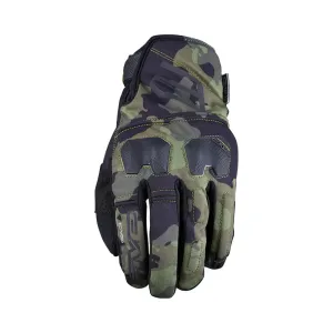 Five E-WP Gloves Black Green Größe L