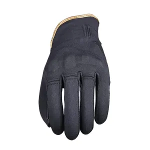 Five Flow Woman Gloves Black Taupe Größe L