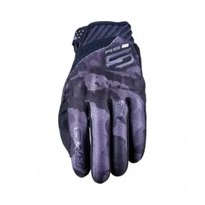 Five RS3 Evo Camo Schwarz Handschuhe Größe M