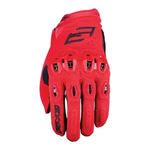 Five Stunt Evo 2 Schwarz Rot Handschuhe Größe 2XL