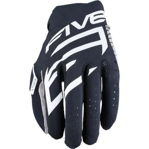 Five MXF Race Gloves Black White Größe S