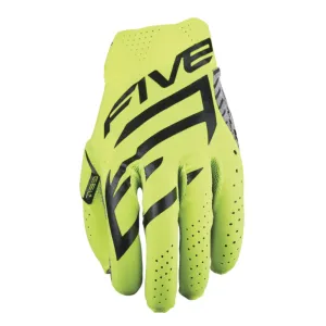 Five MXF Race Gloves Fluorescent Yellow Größe L