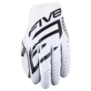 Five MXF Race Gloves White Black Größe L