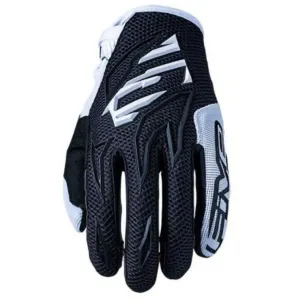 Five MXF3 Kid Gloves Black White Größe XL
