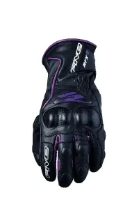 Five RFX4 Lady Schwarz Violett Handschuhe Größe L
