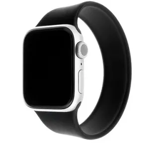 FIXED Elastic Silicone Strap für Apple Watch 42/44/45/Ultra 49mm Größe L schwarz