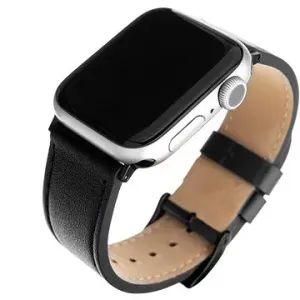 FIXED Leather Strap für Apple Watch 42/44/45/Ultra 49mm - schwarz
