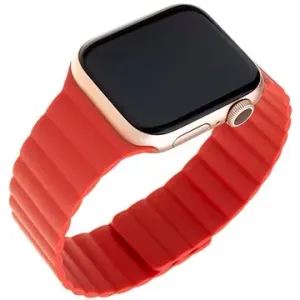 FIXED Silikon-Magnetarmband für Apple Watch 42/44/45/Ultra 49mm rot