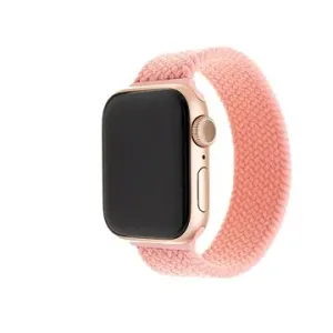 FIXED Elastic Nylon Strap für Apple Watch 38/40/41mm Größe L pink