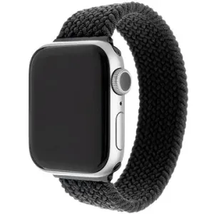 FIXED Elastic Nylon Strap für Apple Watch 38/40/41mm Größe XL schwarz