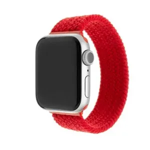 FIXED Elastic Nylon Strap für Apple Watch 42/44/45/Ultra 49mm Größe XL rot