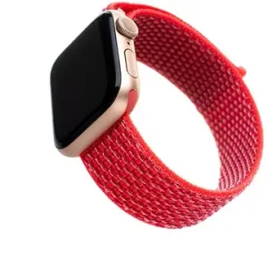 FIXED Nylon Strap für Apple Watch 42/44/45/Ultra 49mm - dunkelrosa