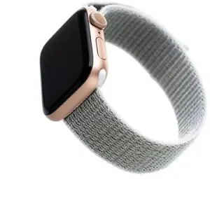 FIXED Nylon Strap für Apple Watch 42/44/45/Ultra 49mm - weißgrau