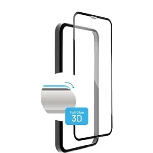 FIXED 3D FullGlue-Cover mit Applikator für Apple iPhone XR / 11 - schwarz