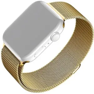 FIXED Mesh-Armband für Apple Watch 42/44/45/Ultra 49mm gold
