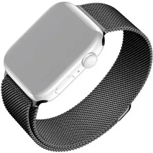 FIXED Mesh-Armband für Apple Watch 42/44/45/Ultra 49mm schwarz