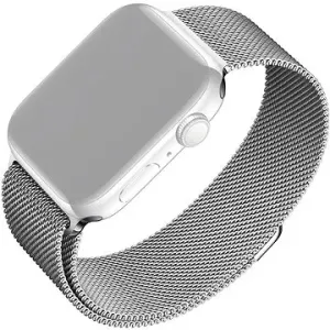 FIXED Mesh-Armband für Apple Watch 42/44/45/Ultra 49mm silber
