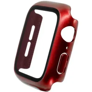 FIXED Pure+ mit gehärtetem Glas für Apple Watch 40mm rot