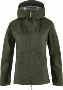 Fjällräven Keb Eco-Shell Jacket W Deep Forest XS Outdoor Jacke