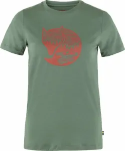 Fjällräven Abisko Wool Fox SS W Patina Green/Terracotta Brown XS Outdoor T-Shirt
