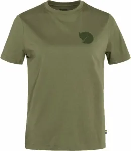 Fjällräven Fox Boxy Logo Tee W Green L Outdoor T-Shirt