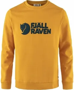 Fjällräven Logo Sweater M Mustard Yellow XL Outdoor Hoodie