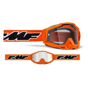 FMF Powerbomb Enduro Orange Clear Goggles Größe