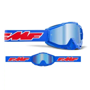 FMF Powerbomb Rocket Blue Mirror Blue Goggles Größe