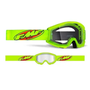 FMF Powercore Core Yellow Clear Goggles Größe