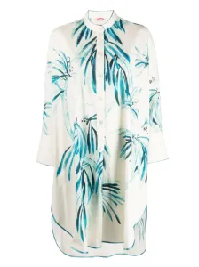 FOR RESTLESS SLEEPERS - Printed Cotton Shirt Dress