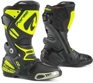 Forma Boots Ice Pro Black/Yellow Fluo 45 Motorradstiefel