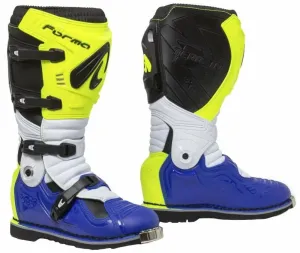 Forma Boots Terrain Evolution TX Yellow Fluo/White/Blue 40 Motorradstiefel