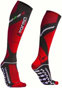 Forma Boots Socken Off-Road Compression Socks Black/Red 43/46
